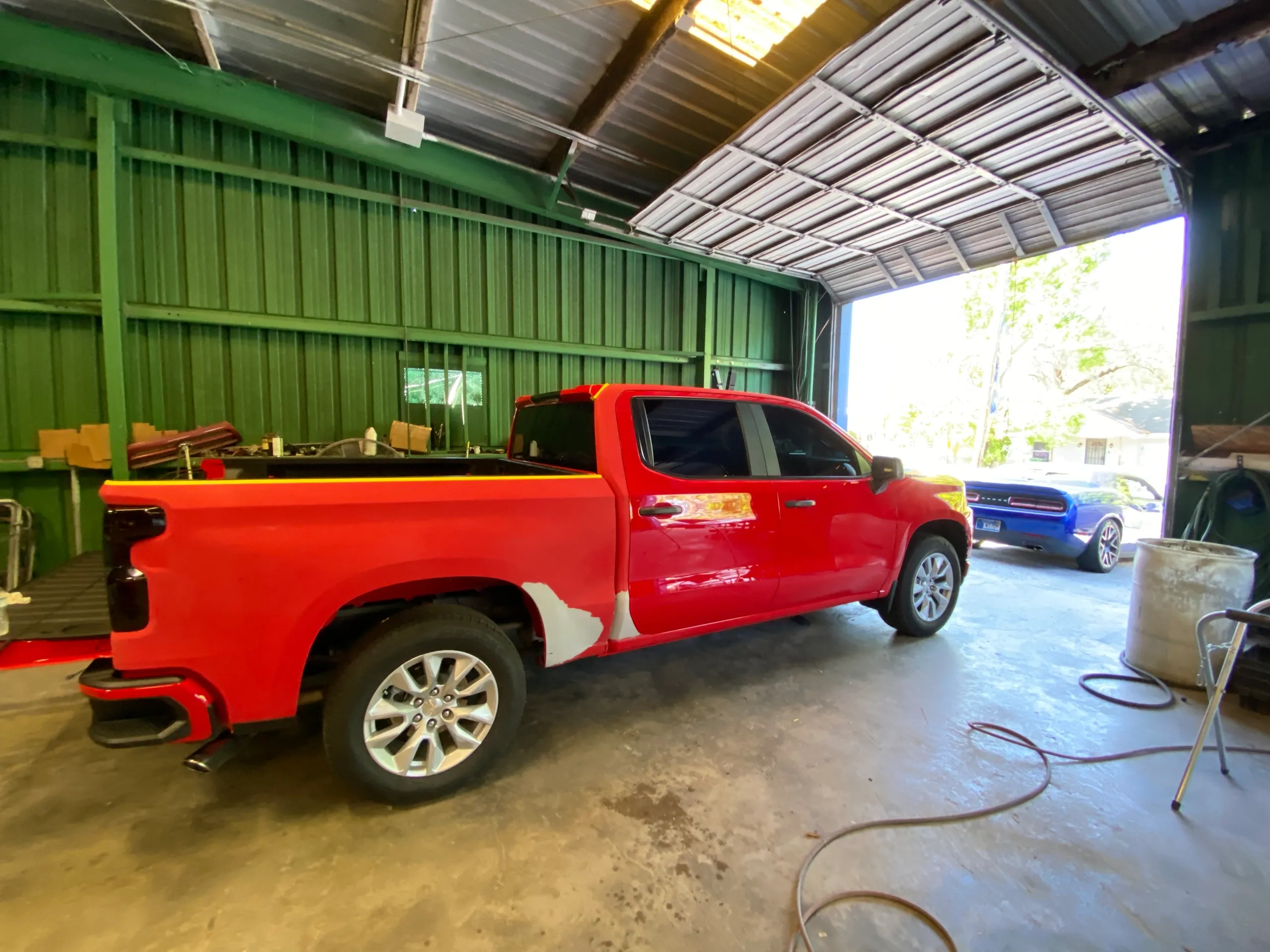 Before side panel damage - Citrus Park vehicle