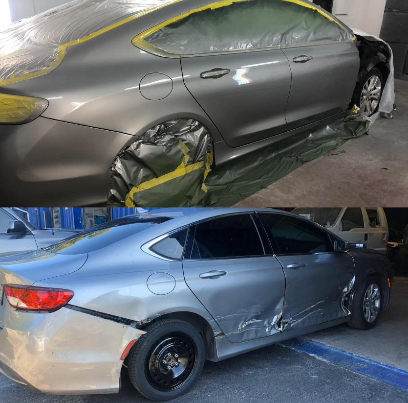 Side collision repair results - Dock's Auto Clinic